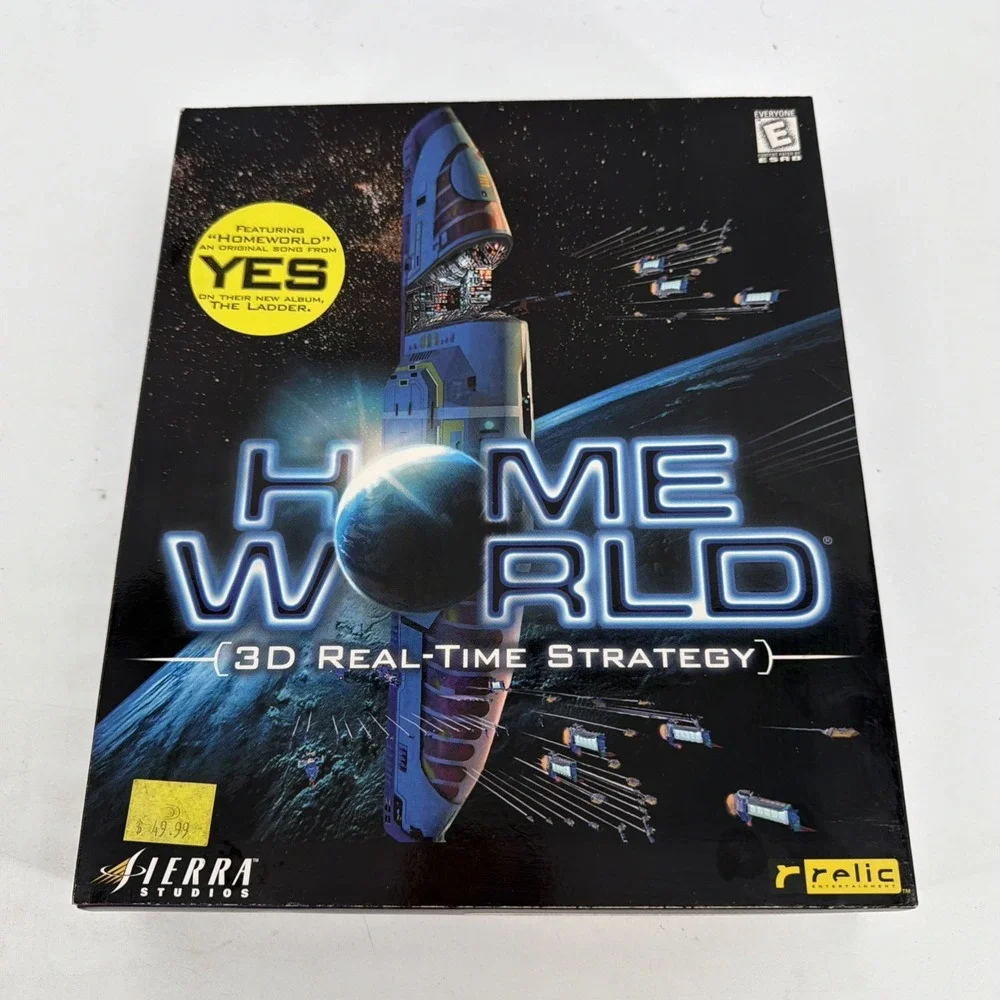 HOME WORLD: 3d real time strategy PC CD-ROM GAME W/ MANUAL